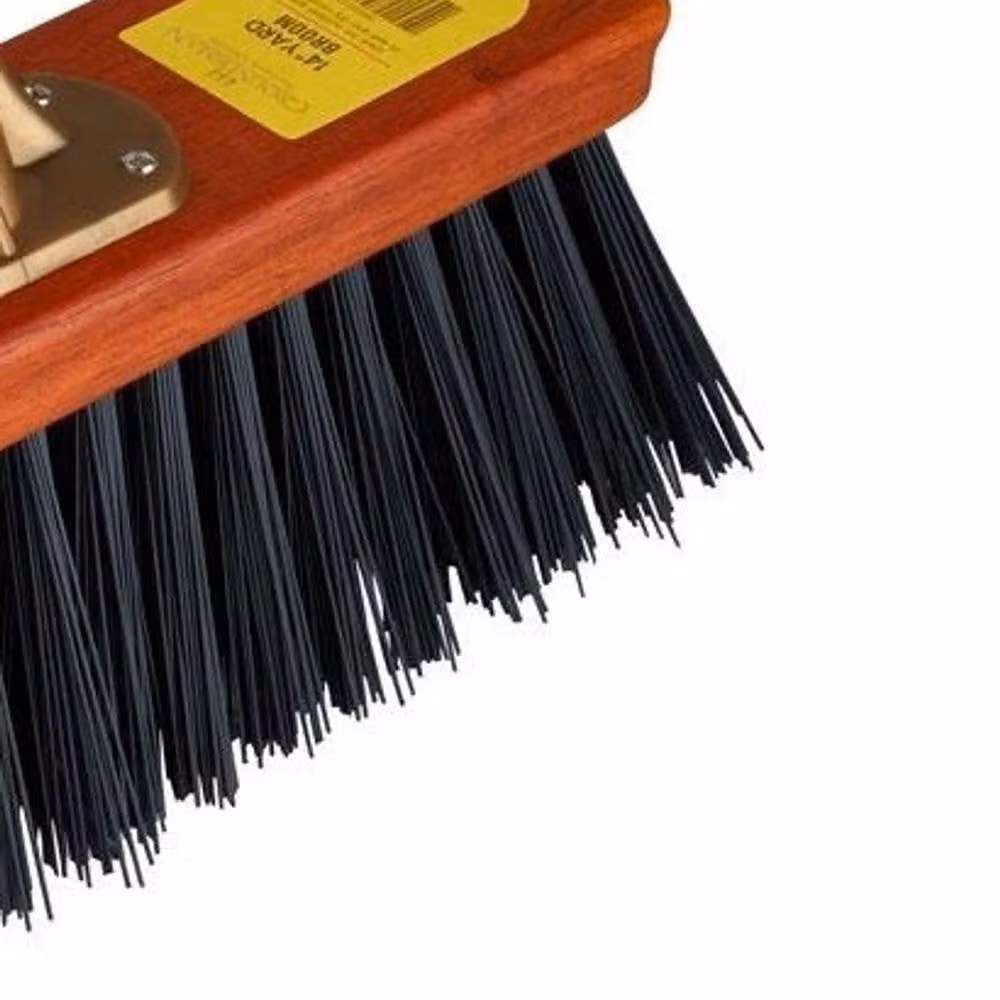 Groundsman Heavy Duty Plastic Broom Head in Brown – 2