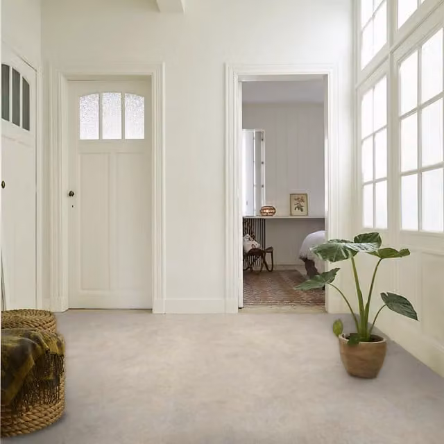 Komscape Wood Look Plank Vinyl Flooring in Beige, 2m