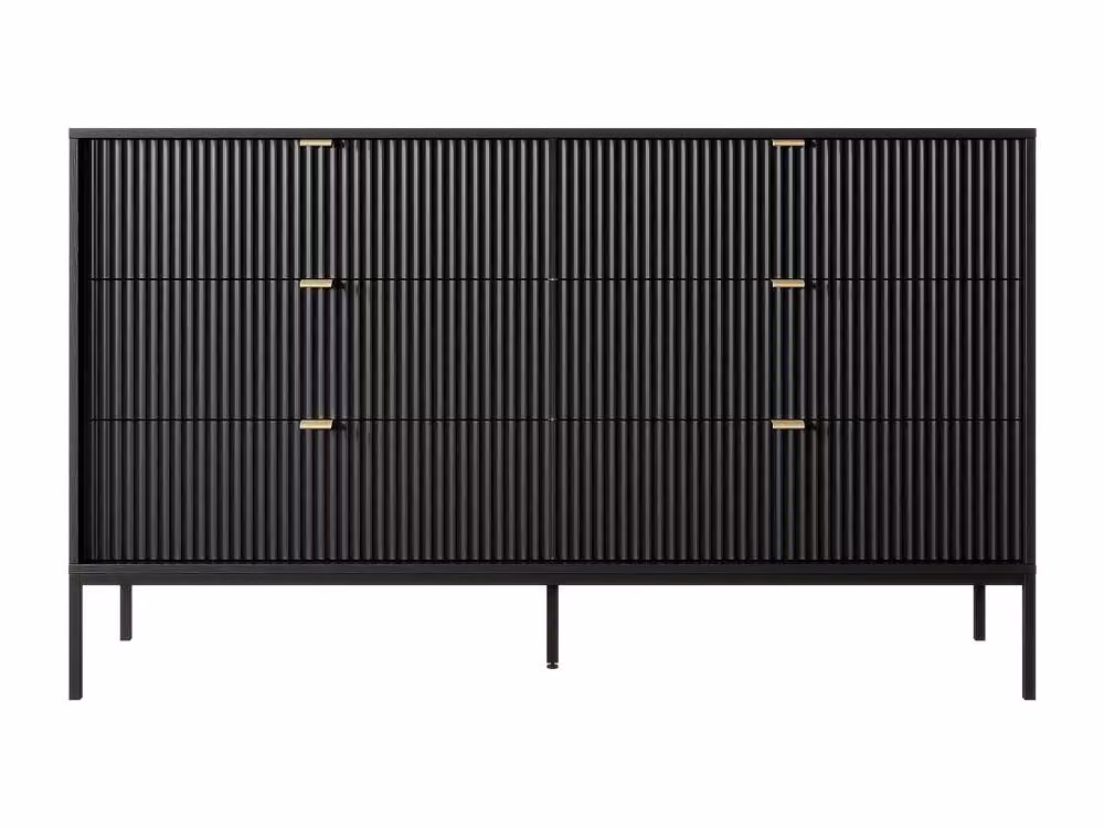 LIOUBA 6-Drawer Chest in Black – 2