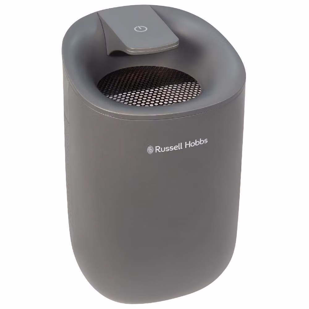 Russell Hobbs Grey Dehumidifier with LED Lighting and Auto Cut Off, 600ml, RHDH1061 – 2