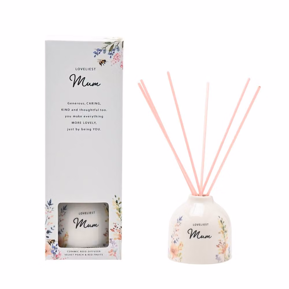 The Cottage Garden Mother's Day Ceramic Reed Diffuser in White – 2