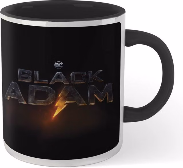 Zavvi Black Adam Logo Ceramic Mug in Black, 300ml