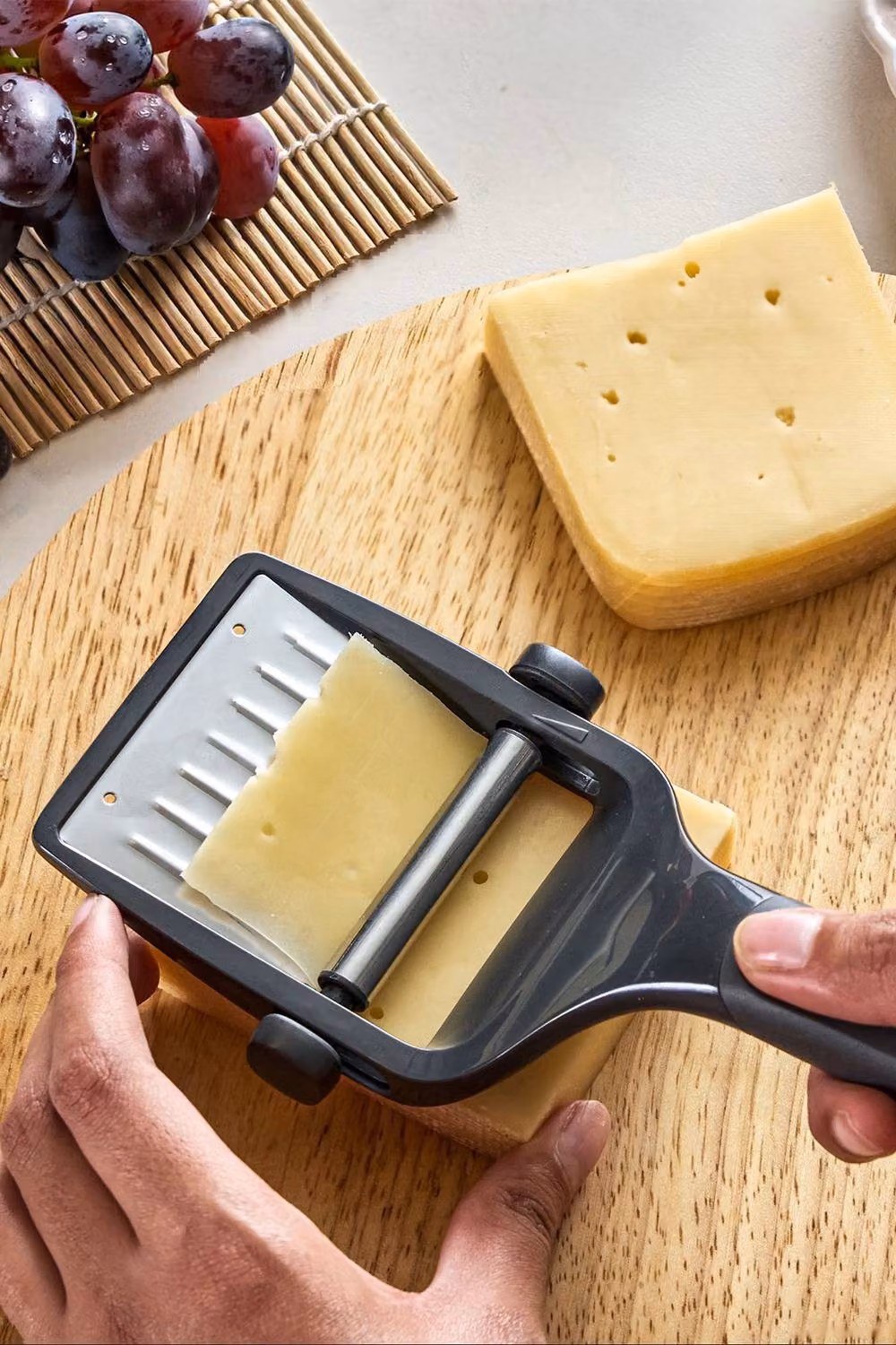 Zyliss Dial & Slice Adjustable Stainless Steel Cheese Slicer in Grey – 5