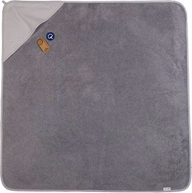 ARTG Personalised Embroidered Hooded Cotton Towel in Grey
