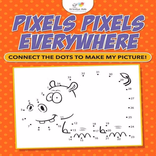 Kreative Kids Pixels Everywhere Connect The Dots Activity Book, Multicolour