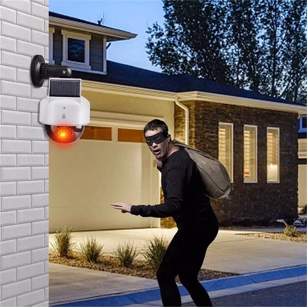 Nordara 2 Pack Solar Simulated Outdoor Wall Mounted Home Monitoring Cameras in White – 3