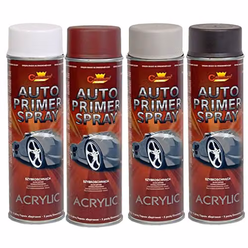 Sola White Primer Aerosol Spray Paint, 500ml Quick Drying Anti-Corrosive Undercoat – 2