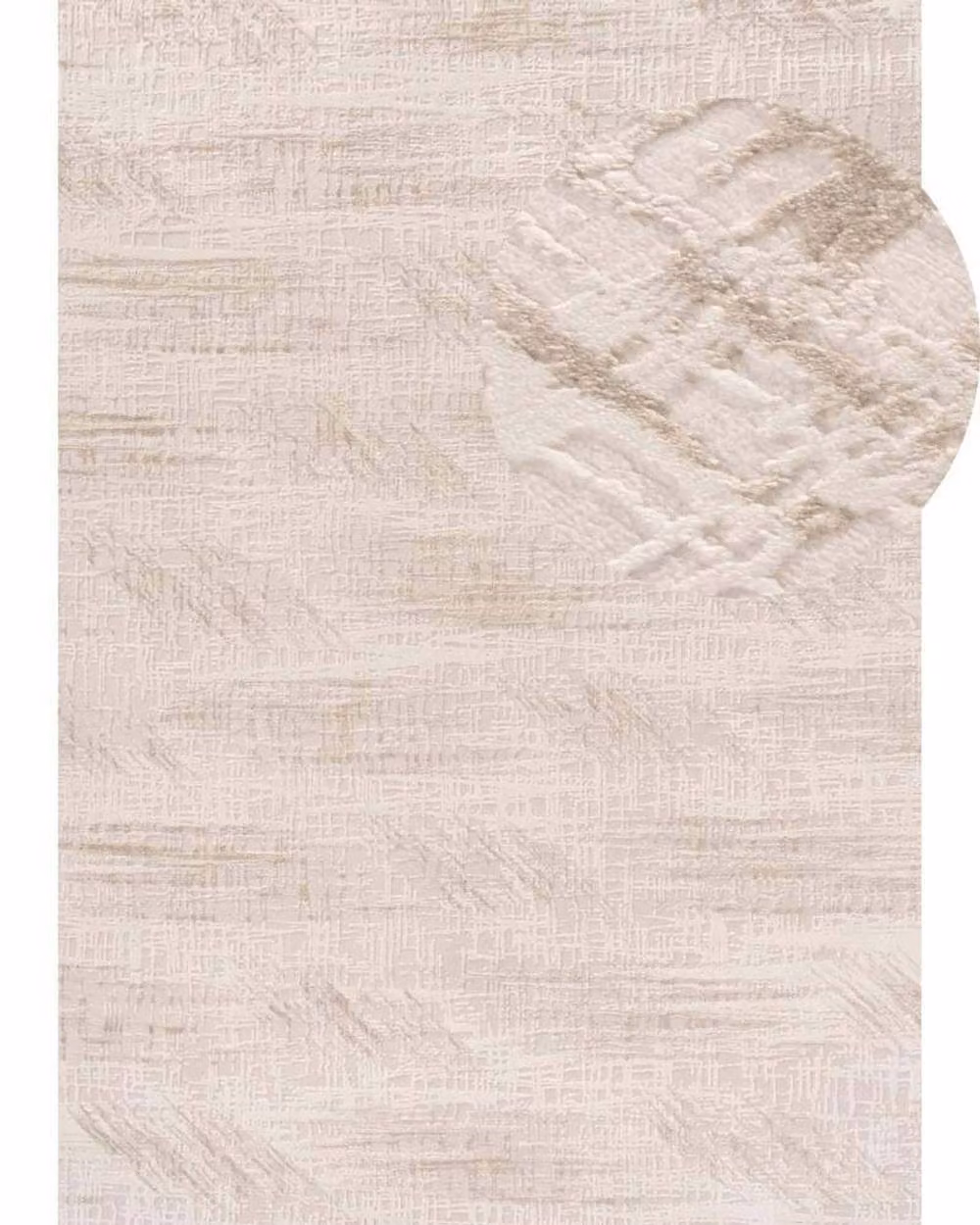 THE RUGS Carmel Abstract Area Rug in Ivory and Beige, W: 160 cm, L: 230 cm – 2