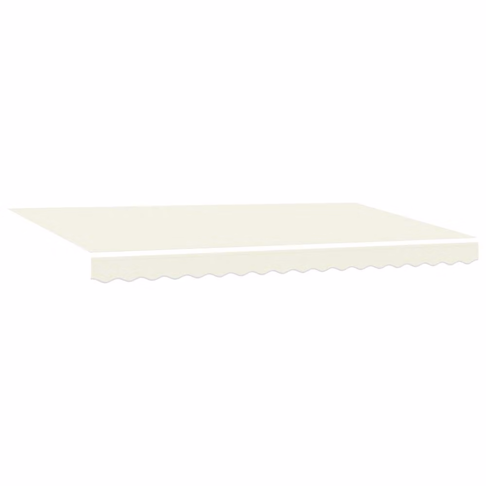 Berkfield Home Manual Retractable Wall-Mounted Folding Arm Garden Awning in Cream and Anthracite – 2