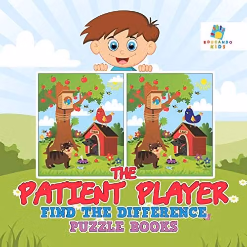 Educando Kids The Patient Player Find the Difference Puzzle Books, Multicolour, Paperback