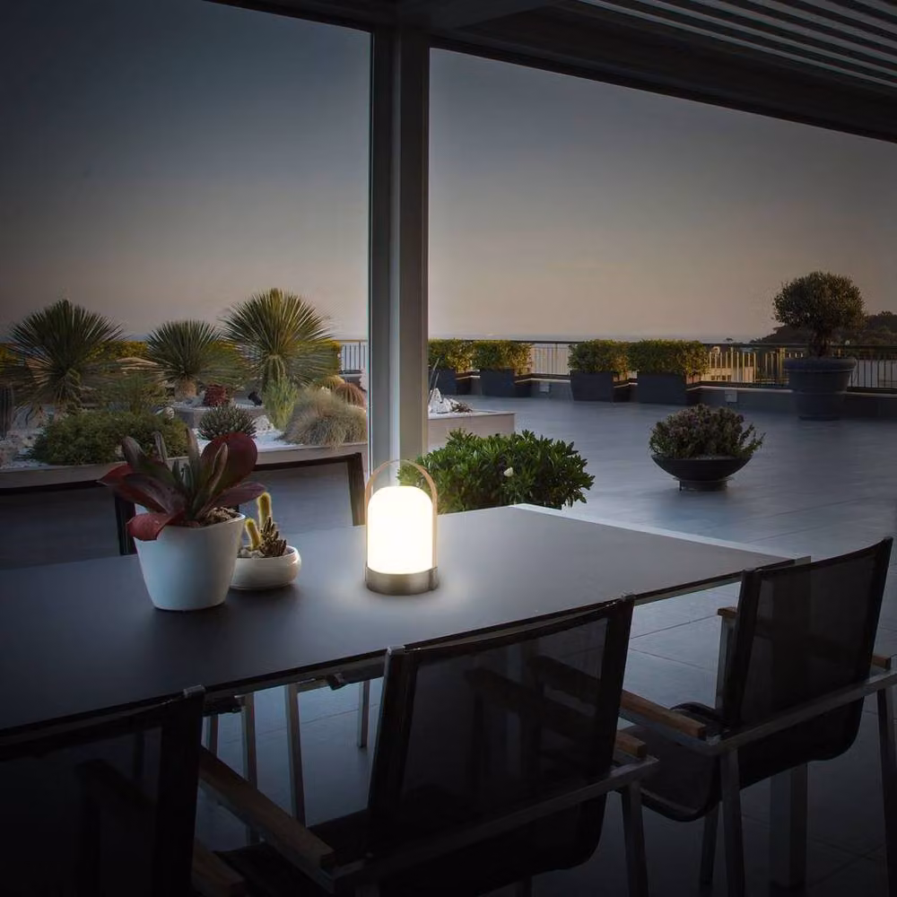 Briloner Anthracite Rechargeable Dimmable LED Table Lamp, W/D/H: 14.5 x 13.5 x 24 cm – 7