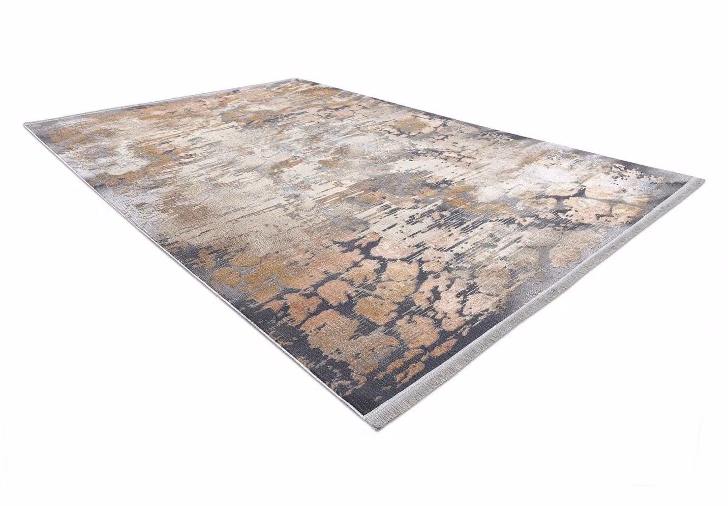 RugsX Luce Grey Abstract Rectangular Rug W: 173 cm, D: 270 cm – 2