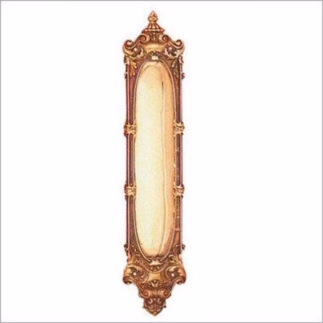 Golden Grace Brass Finger Plate Push Plates in Gold