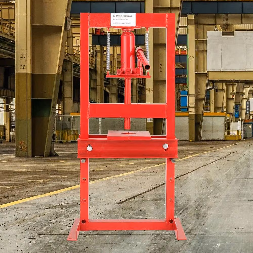SPETLEK 6 Ton Red Floor Standing Hydraulic Workshop Bench Press – 2