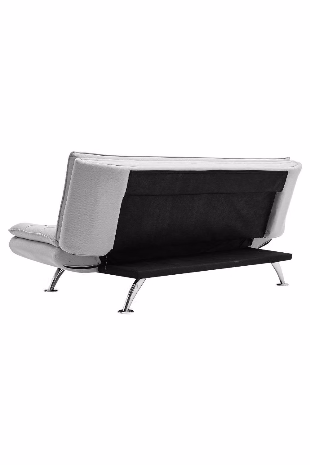 Living and Home Grey Fabric 3-Seater Click Clack Convertible Sofa Bed – 4