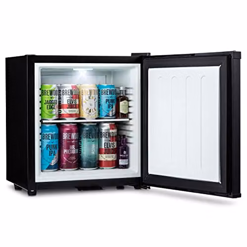 Subcold BAR25 LED Thermoelectric Mini Bar in Black with Interior LED Light and Lockable Door – 2