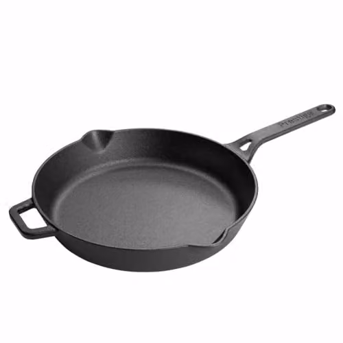 Prestige Black Cast Iron Frying Pan, 26 cm, Oven Safe – 1