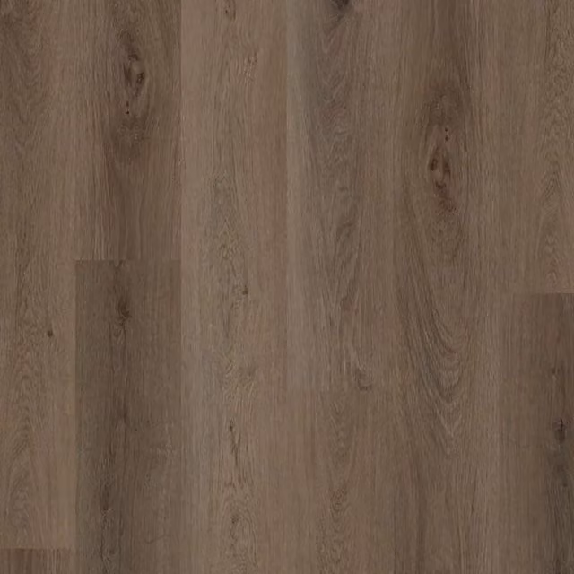 Vinyl Flooring UK Colonia Glue-Down Luxury Wood-Look Vinyl Tiles, 15 Planks, Dark Brown, Covers 3.37sqm