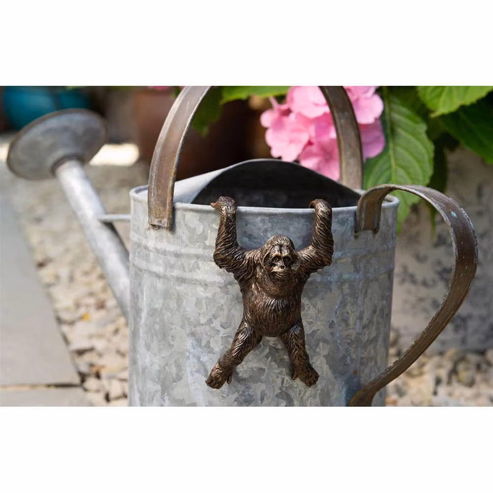 Jardinopia Orangutan Hanging Plant Pot Hanger, Bronze, L11.5 x W7 x H5.5 cm – 4