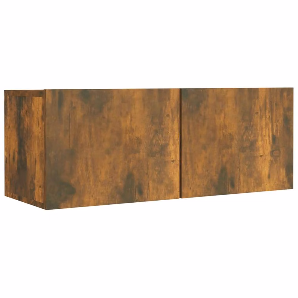 Berkfield Home 4 Piece Smoked Oak TV Cabinet Set in Brown – 4