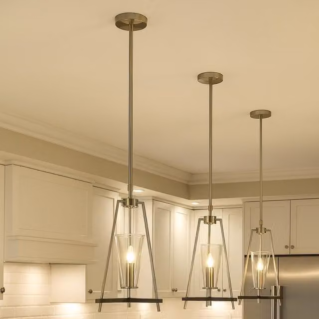 CGC Danika Silver Stainless Steel Metal Ceiling Pendant Light