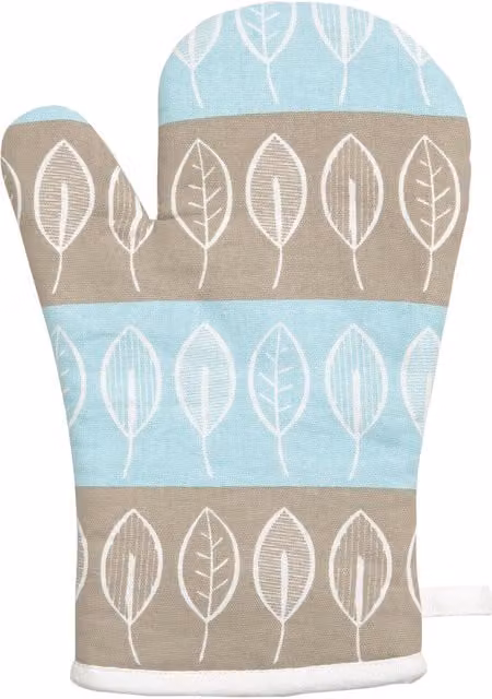 Orsina Beech Leaf Print Cotton Single Oven Glove in Multicolour – 1