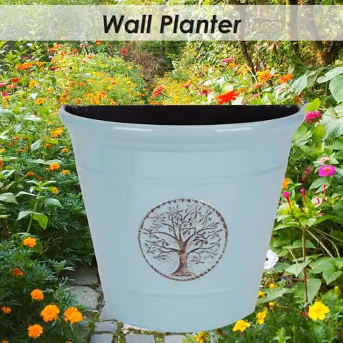 VFM e-Store Blue Plastic Window Box Planter, W: 22.8 cm, H: 12.8 cm – 3