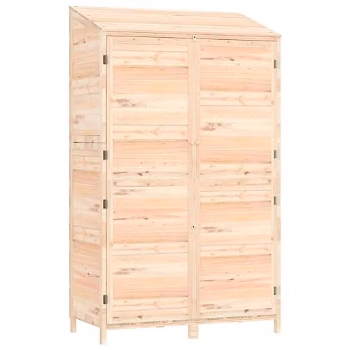 vidaXL Brown Solid Wood Garden Shed W/D/H: 102 x 52 x 174.5 cm
