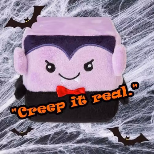 VFM e-Store Halloween Squishy Cube Plush Party Decoration, Purple, 10cm – 4