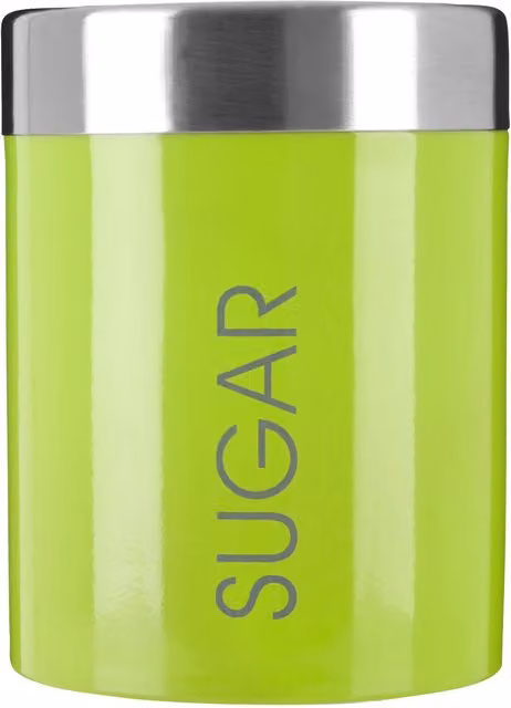 Orsina Maison by Premier Liberty Airtight Enamel and Stainless Steel Sugar Canister in Green