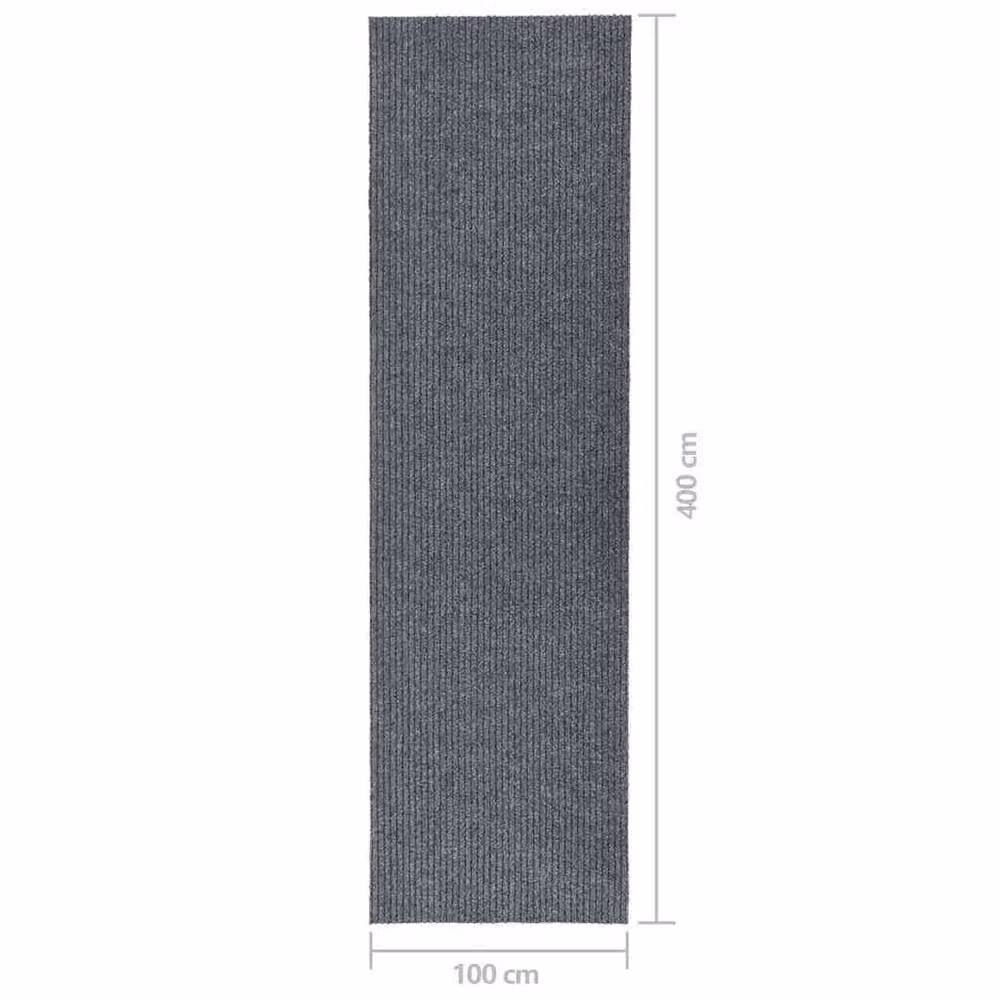 Berkfield Home Modern Dirt Trapper Carpet Runner, Grey, W: 100 cm, L: 400 cm – 3