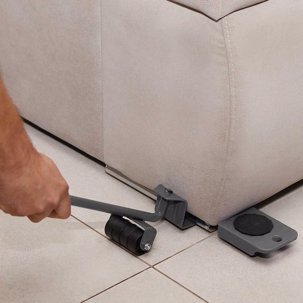 Kelvenix Heavy Furniture Lifter and Easy Moving Slider Mover with Swivel Castors, Grey – 3