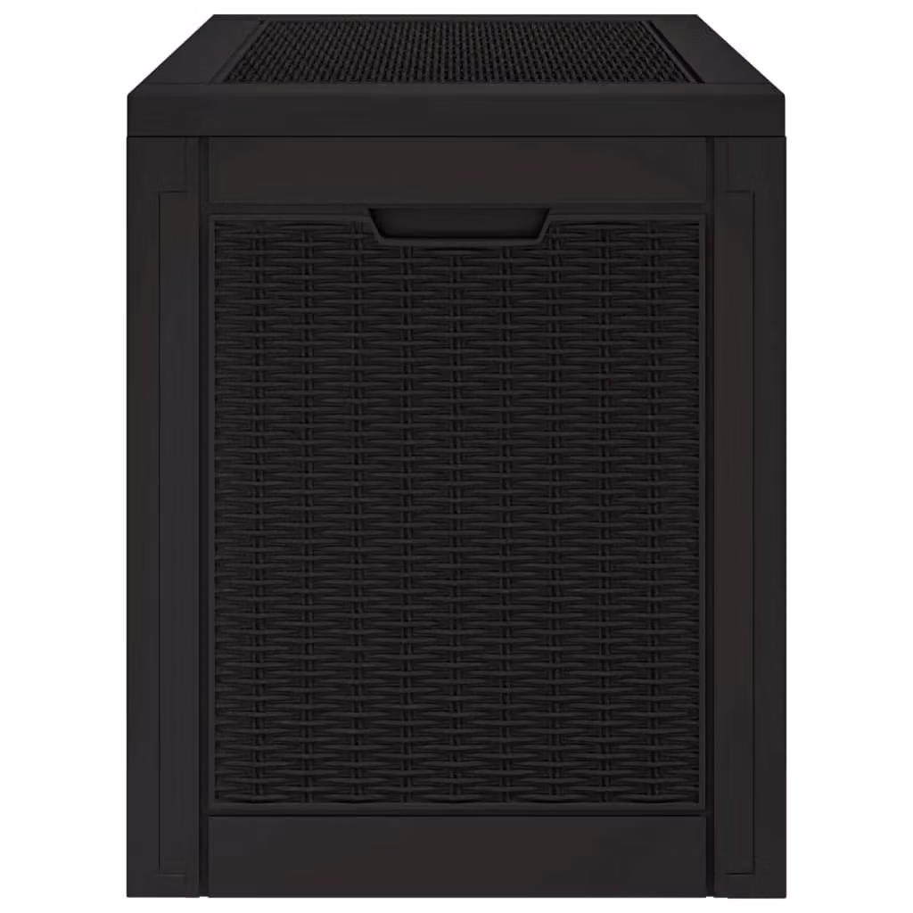 Berkfield Home Garden Storage Box in Black Plastic, W/D/H: 55.5 x 43 x 53 cm – 5