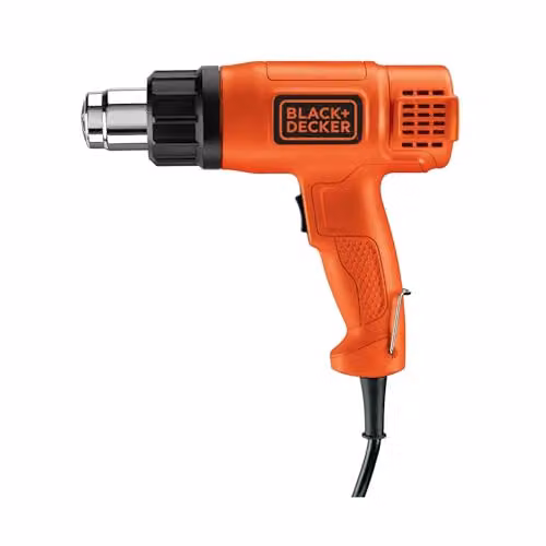 Black+Decker KX1650-GB 1750W Mains Heat Gun in Black and Orange