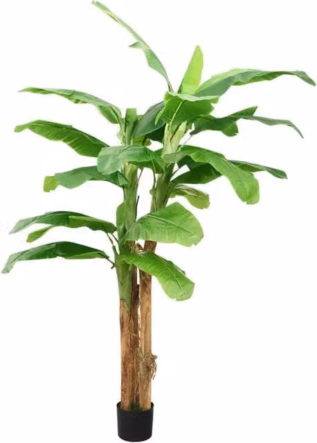 Berkfield Home Artificial Banana Tree with Pot, Green, Height: 300 cm – 1
