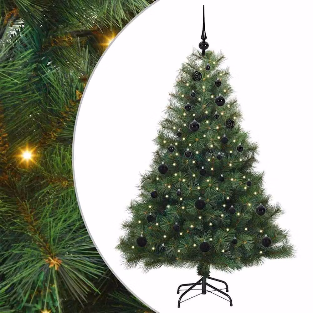 Berkfield Home Artificial Green Christmas Tree with 150 LEDs, Height: 150 cm – 2