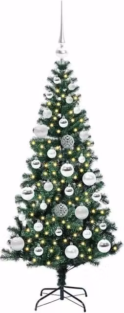 Berkfield Home Elegant Pre-lit Artificial Christmas Tree, Green, Height: 120 cm – 1