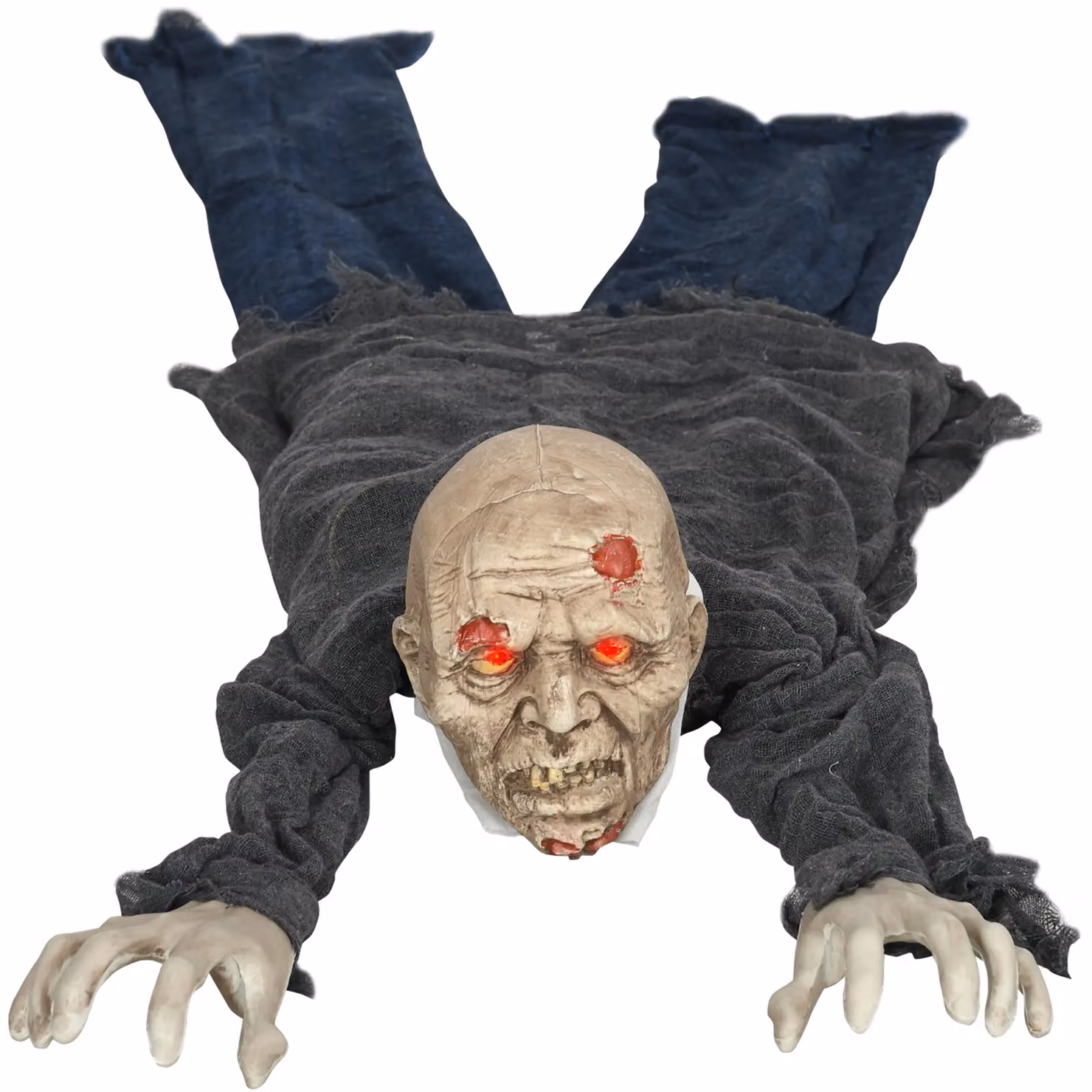 HOMCOM Sound Activated Crawling Zombie Halloween Outdoor Decoration, Multicolour – 2