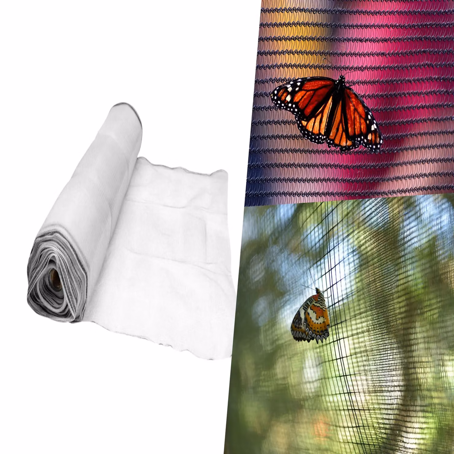 Pegdev White UV Stabilised Butterfly Netting Mesh for Protecting Vegetables and Plants – 2