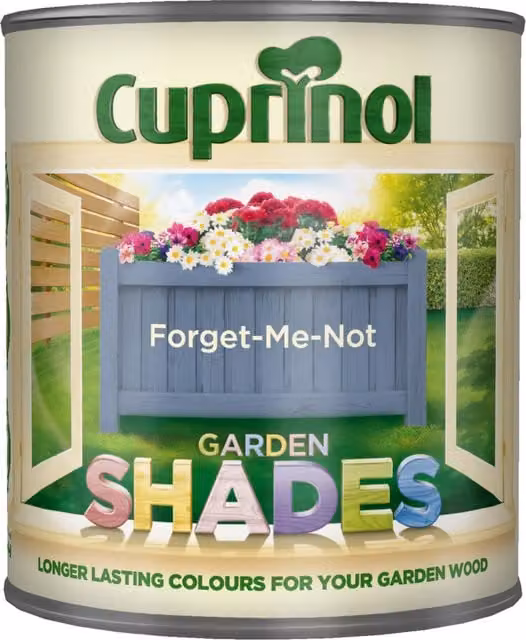 Cuprinol Garden Shades Paint in Forget Me Not Blue, 1 l