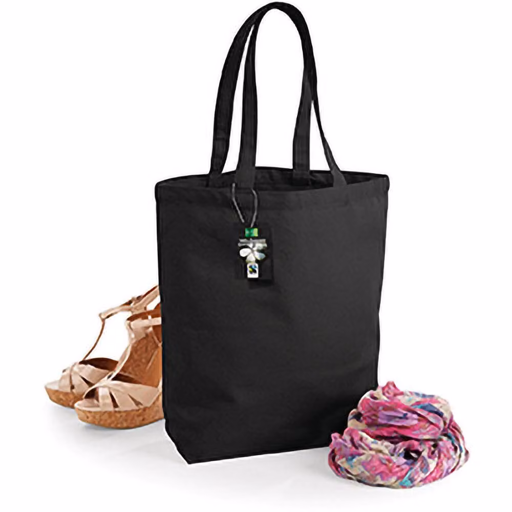 Westford Mill Plain Camden Shopper Shopping Bag in Black (13 Litres) – 2