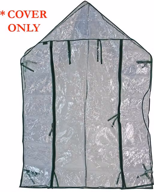 Actiasgear Walk In Greenhouse with 4 Shelves and Transparent PVC Cover