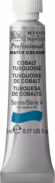 Winsor and Newton Professional Watercolour Paint, Cobalt Turquoise, 5ml