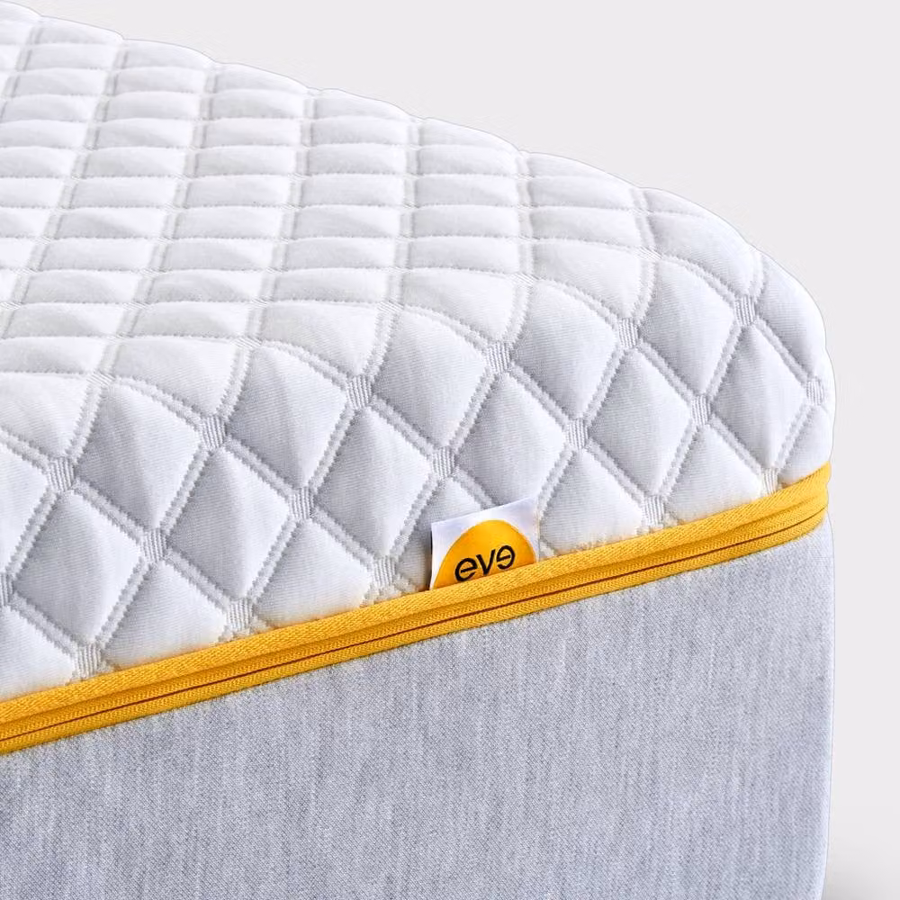 Eve Premium Hybrid Mattress in White, Super King, W/D/H: 200 x 200 cm – 2