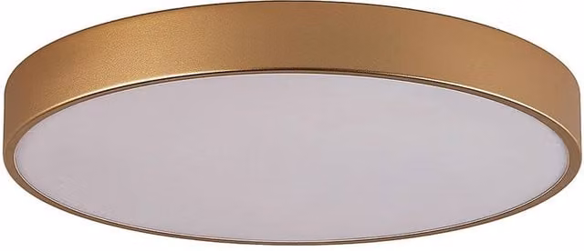 Netlighting Orbital Round LED Flush Ceiling Light in Gold/Brass, Diameter: 60 cm, 4000K Neutral White – 1