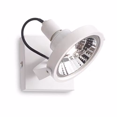 Netlighting Glim Modern White LED Ceiling Light with Adjustable GU10 Bulb