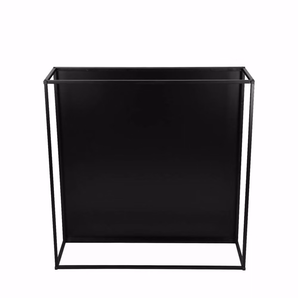 Sweek Industrial Square Metal Coffee Table in Matt Black – 3
