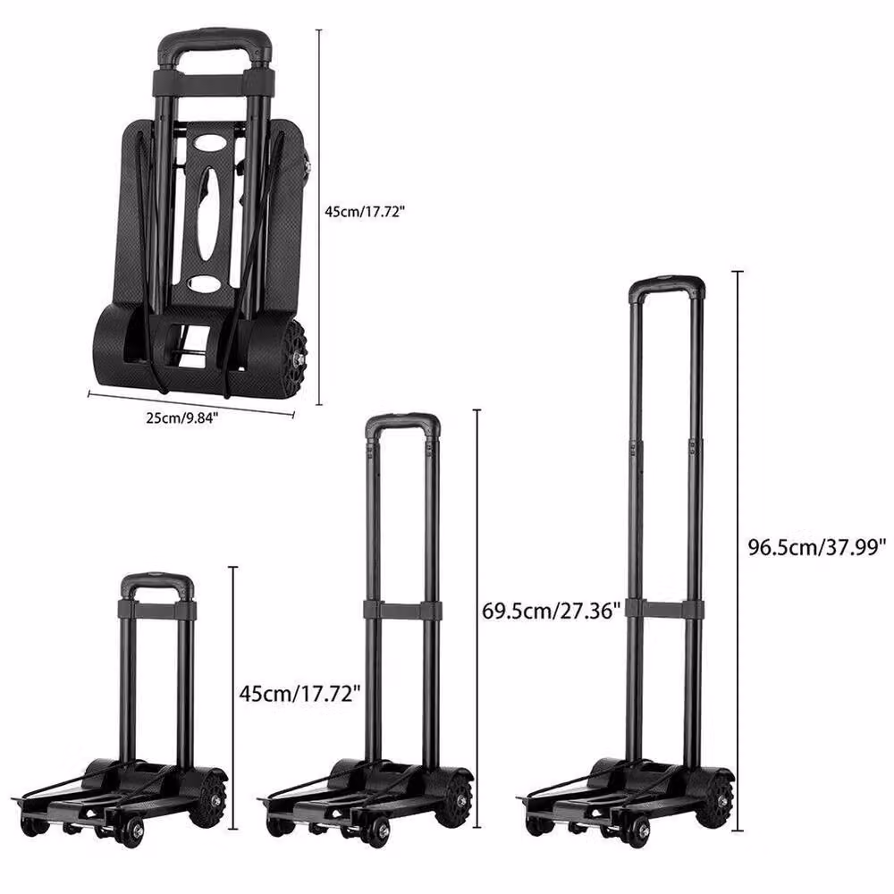 SPETLEK Heavy Duty Folding Sack Truck in Black, 35kg Load Capacity – 2