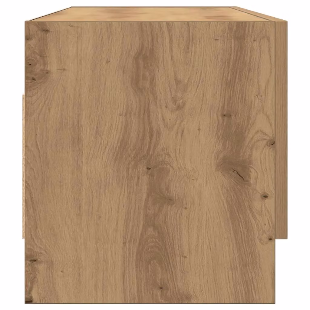 Berkfield Home Artisan Oak Wardrobe in Brown, W: 100 cm, D: 32.5 cm, H: 35 cm – 2
