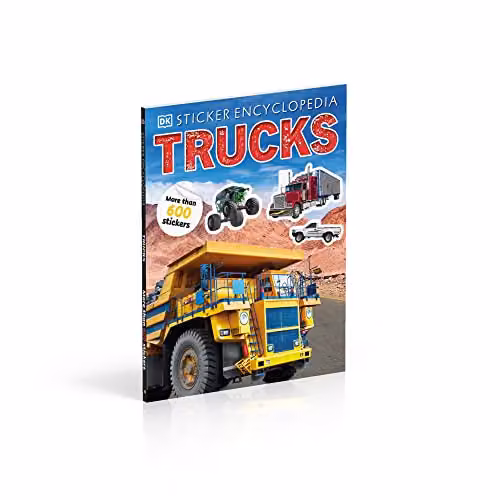 DK Sticker Encyclopedia Trucks Multicolour Paper Sticker Book – 3